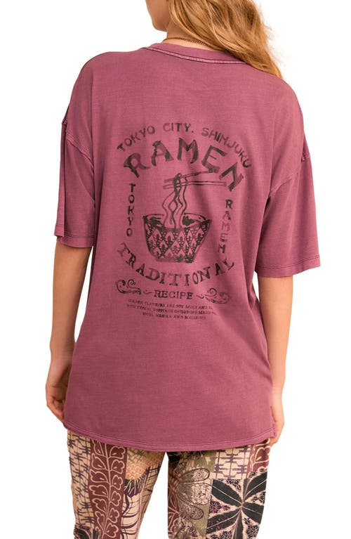 Next Ramen Graphic T-shirt In Purple