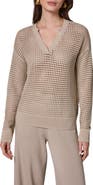 Donna Karan New York Cotton Pointelle Sweater