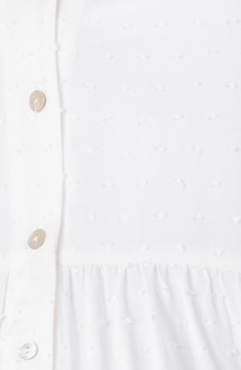 Seraphine Clip-Dot Chiffon Maternity/Nursing Top, Alternate, color, 