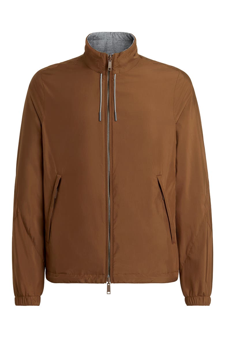 Zephyr Reversible Blouson Jacket, Alternate, color, VICUNA