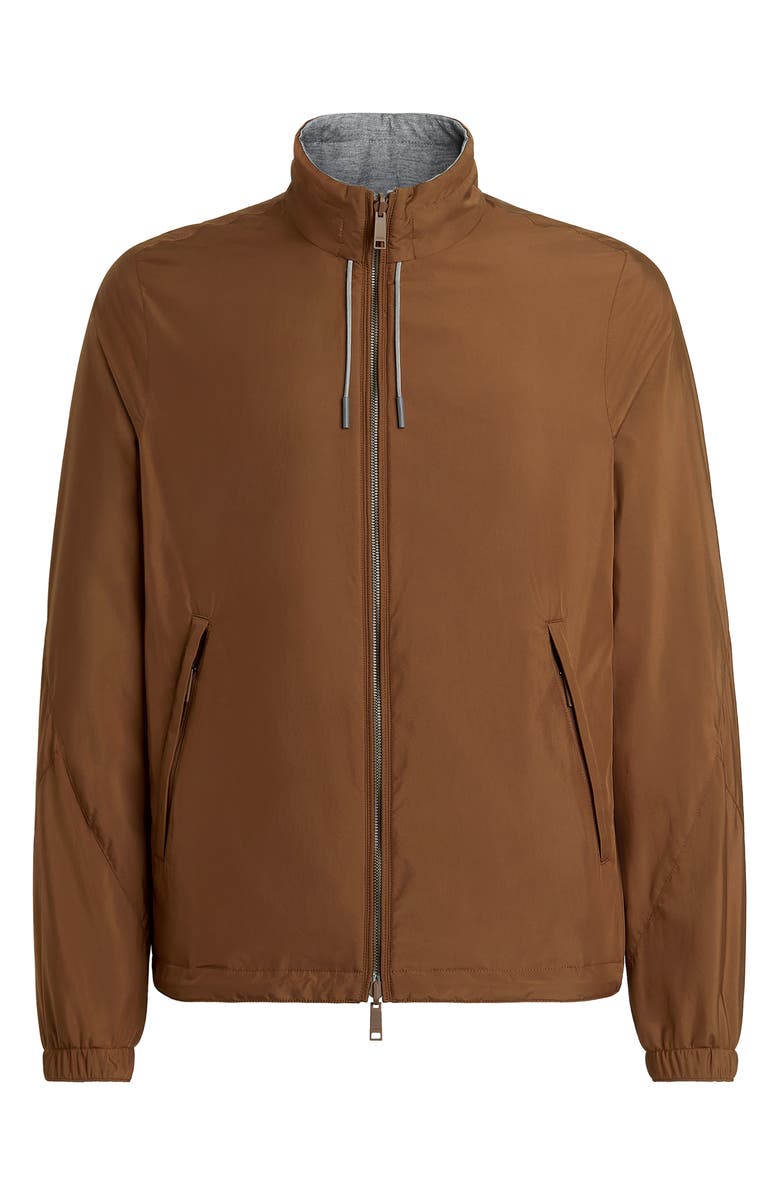 ZEGNA Zephyr Reversible Blouson Jacket, Alternate, color, Vicuna