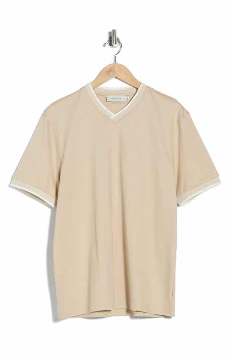 Bugatchi Pima Cotton V-Neck T-Shirt