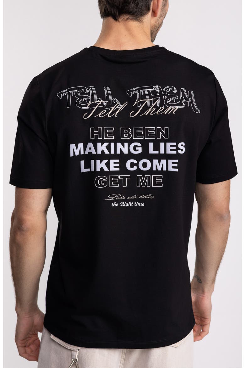 Tell Them Fashion T-Shirt, Alternate, color, Black