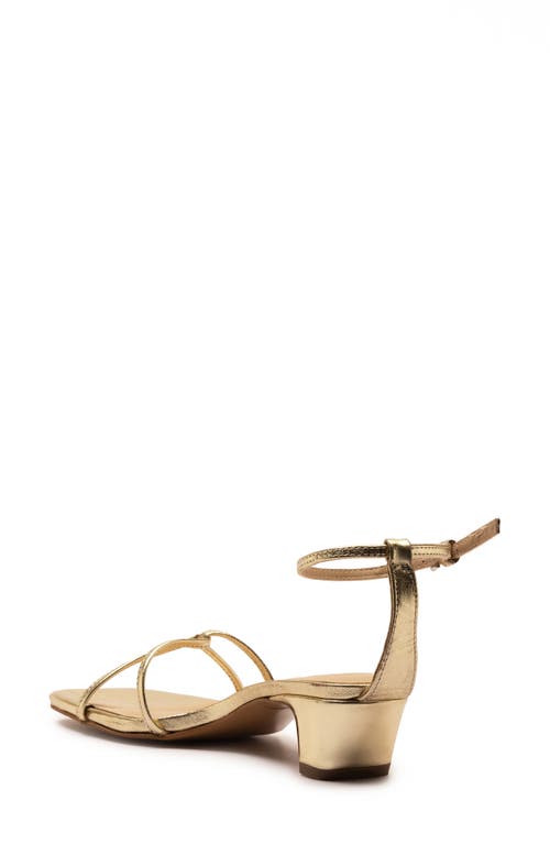 Off The Hook London Holborn Block Heel Sandal In Neutral