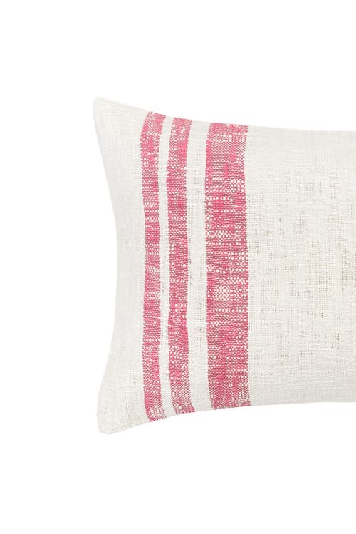 Carol & Frank Morgan Striped Throw Pillow Parent In Pink