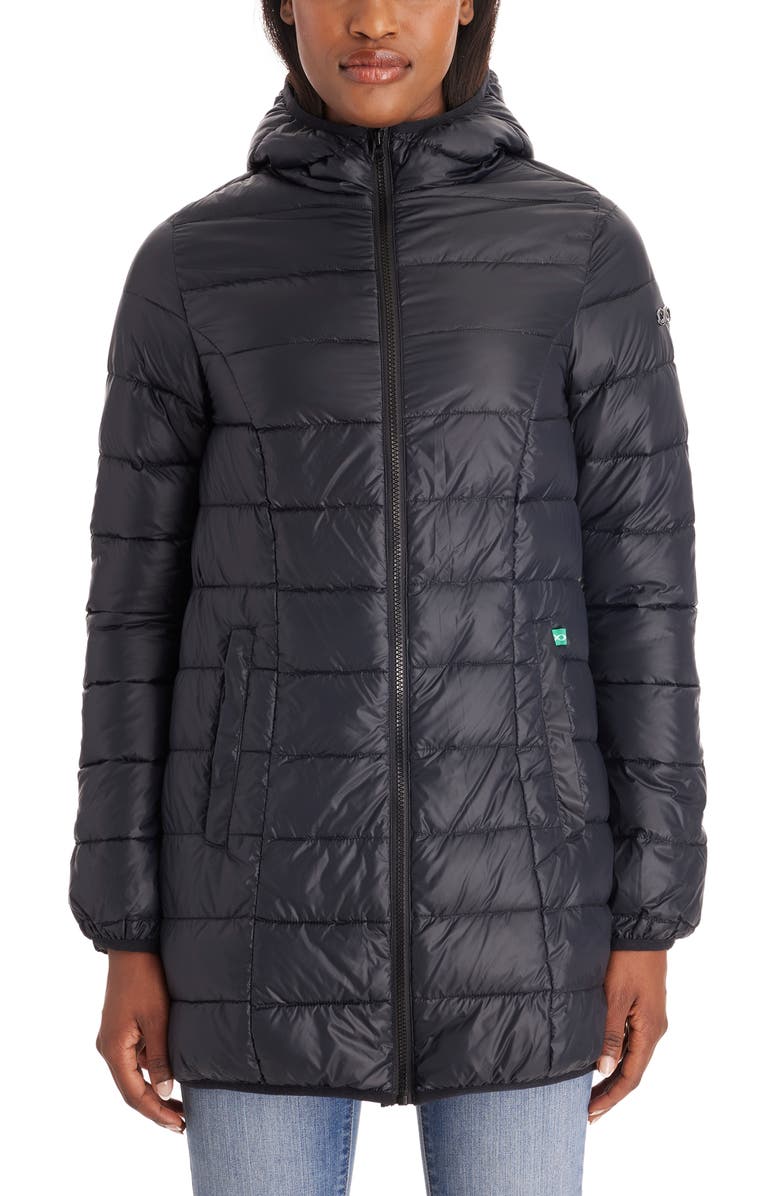 Modern Eternity Maternity Modern Eternity Ashley 3-in-1 Down Lightweight Maternity Jacket, Alternate, color, Black