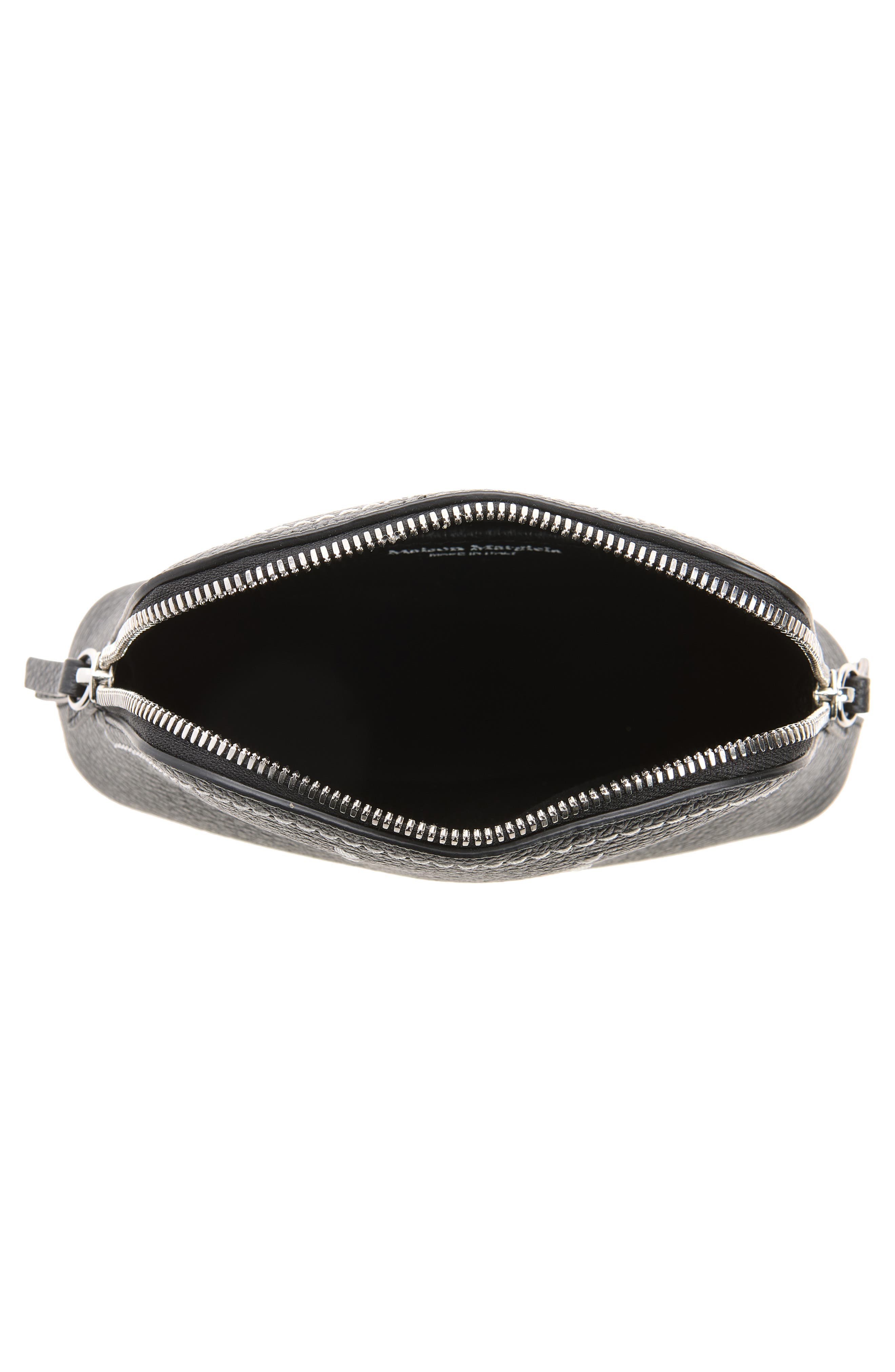 5AC Beauty Leather Pouch, Alternate, color, BLACK