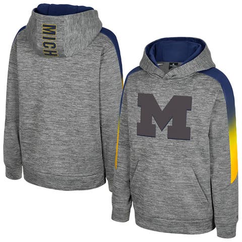 Youth Colosseum Gray Michigan Wolverines The Gang Hoodie