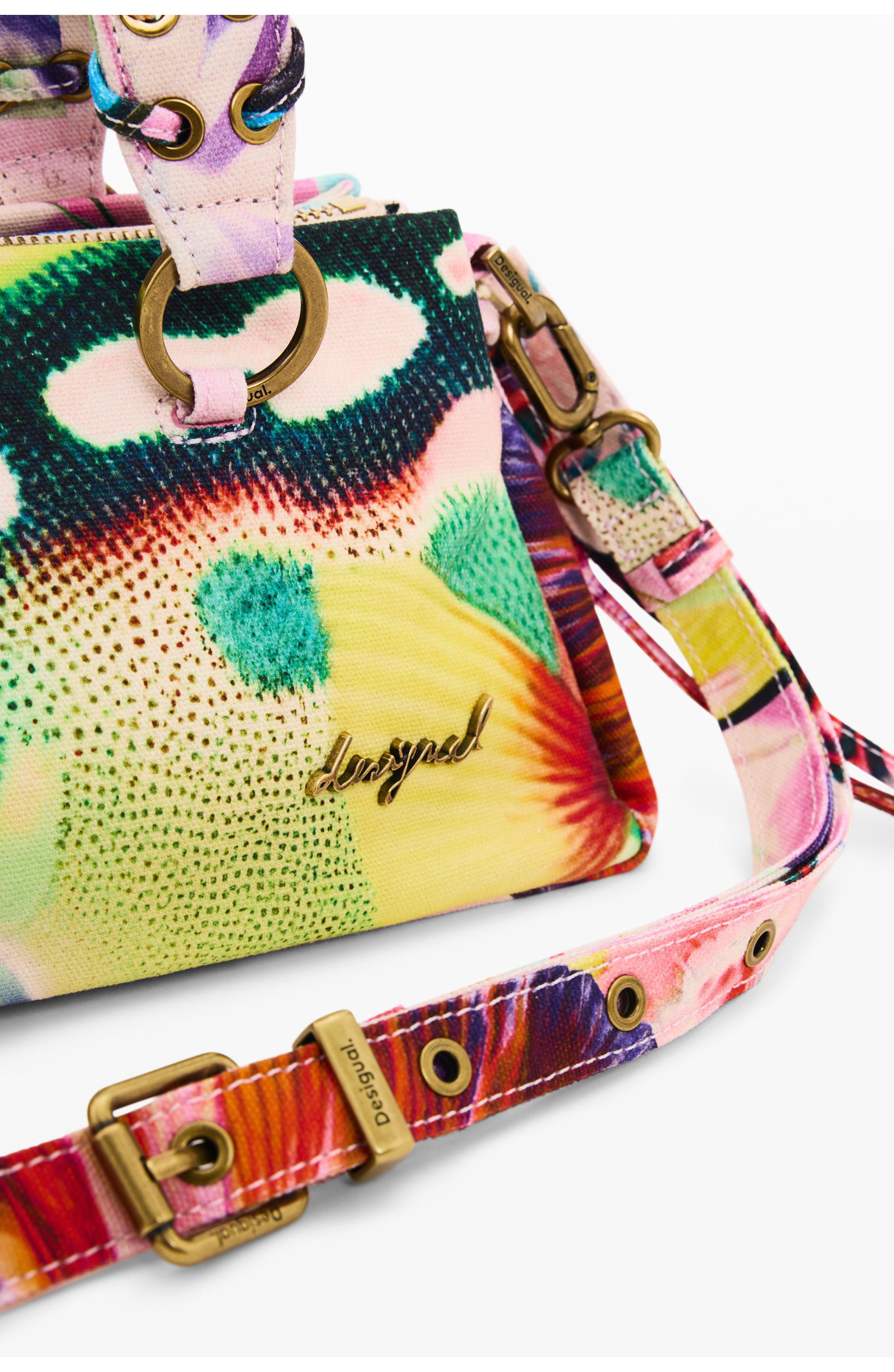 Desigual Denim Shoulder Bag, Alternate, color, 