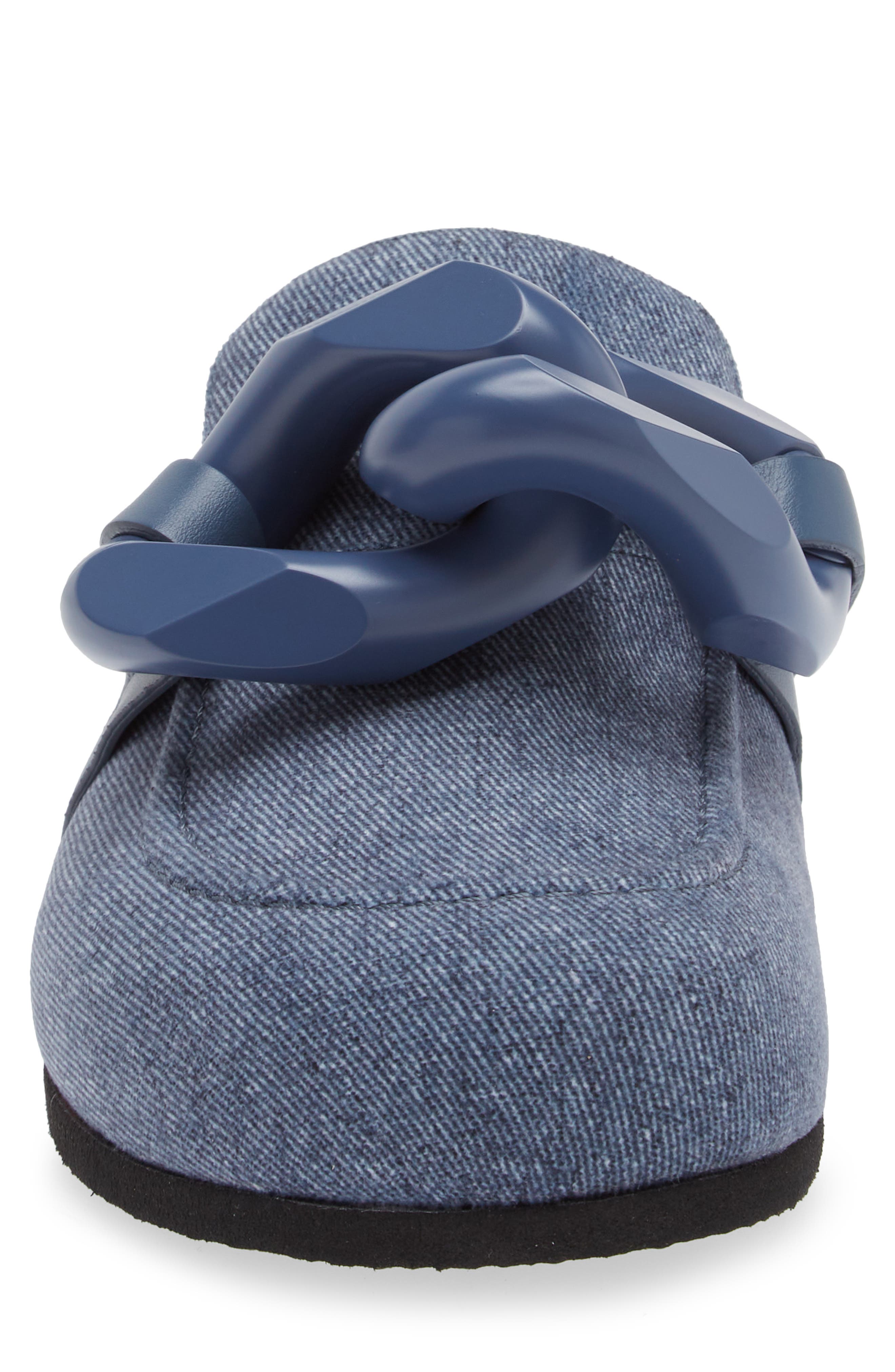 JW Anderson Chain Link Denim Loafer Mule, Alternate, color, 