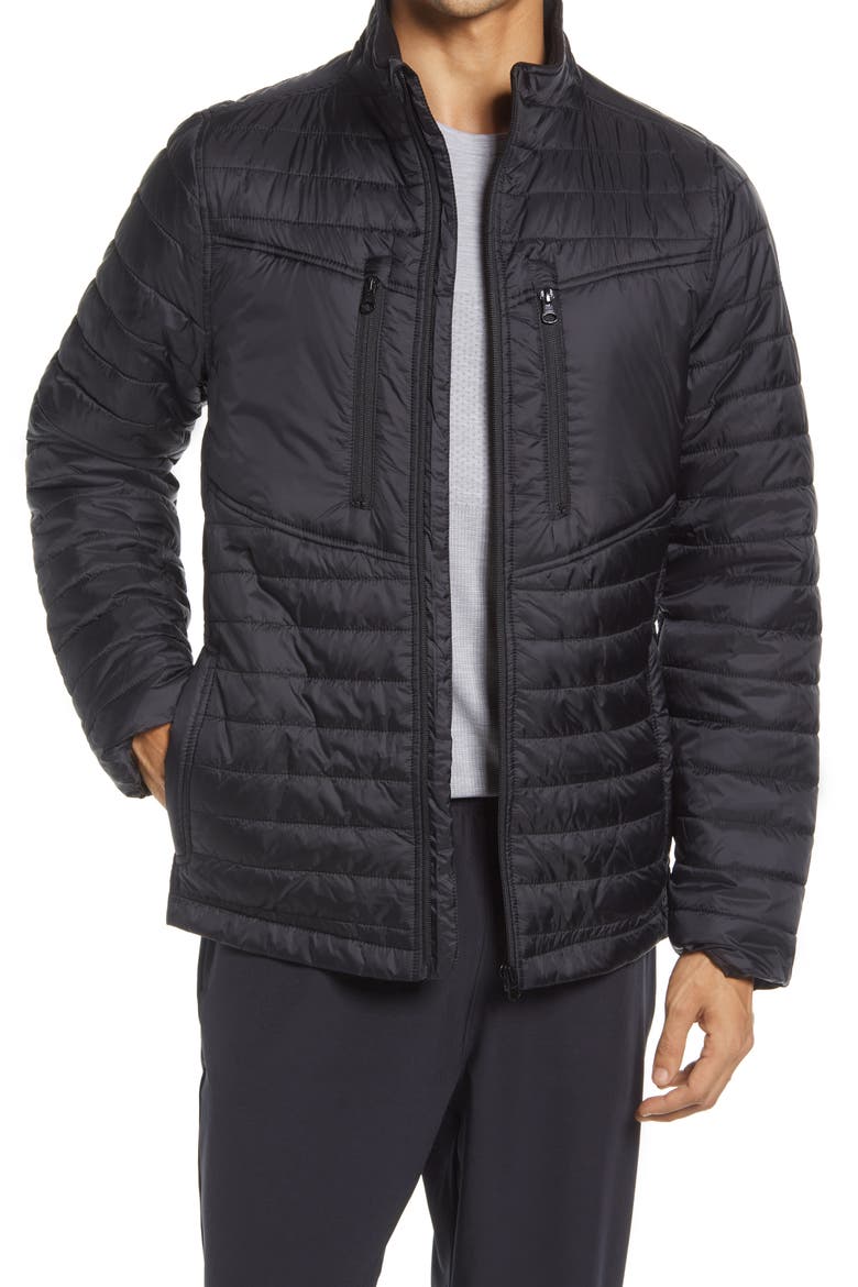 Puffer Jacket, Main, color, BLACK