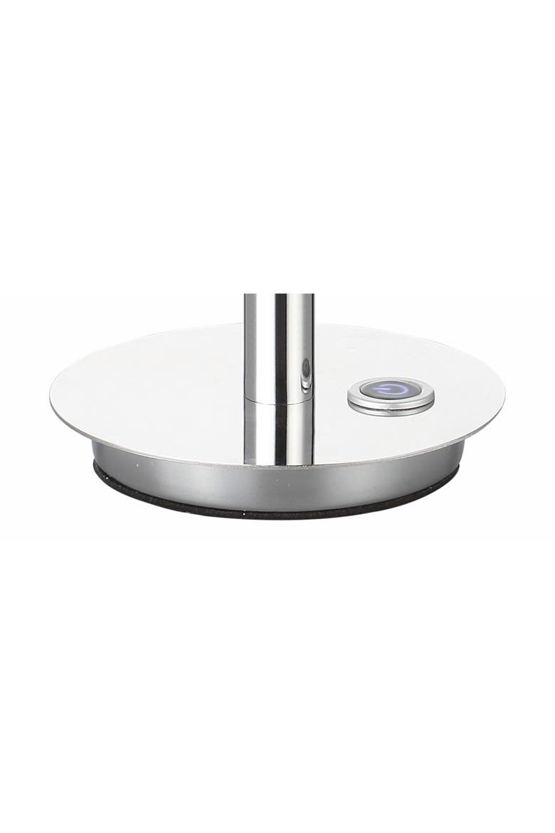 Keira LED Integrated Table Lamp, Alternate, color, Chrome