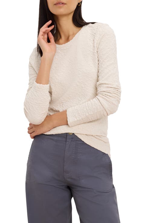 Crinkle Knit Top