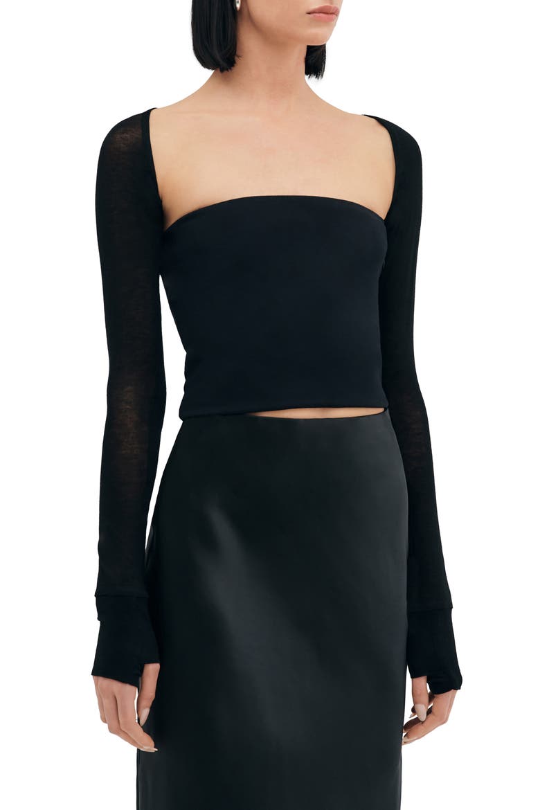 Victoria Bolero, Alternate, color, BLACK