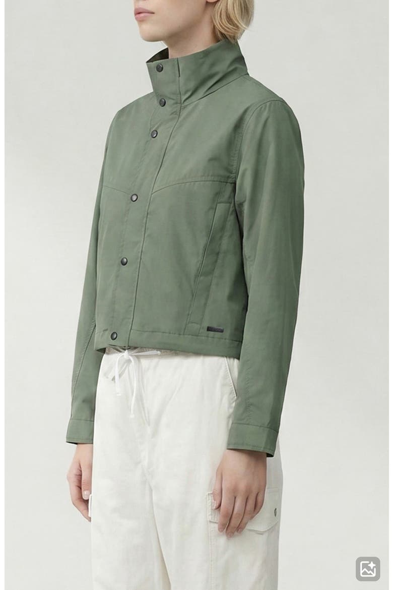 Skyler Short Water Repellent Windbreaker, Alternate, color, SAGE
