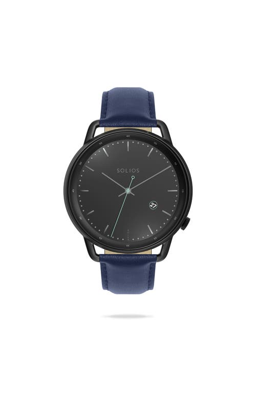 Solios Watches The Solar Curve | Black Dial