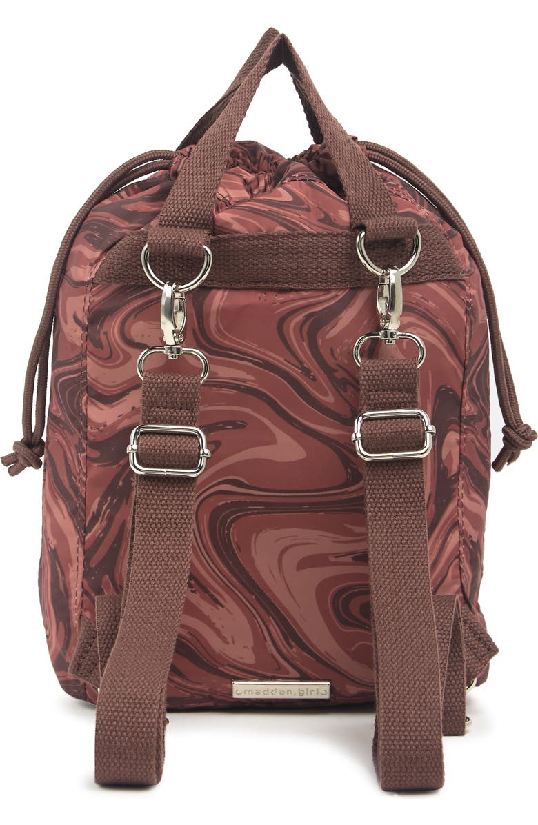 Madden Girl Recycled Soft Nylon Backpack, Alternate, color,