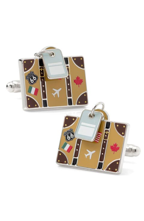 Traveler Suitcase Cuff Links