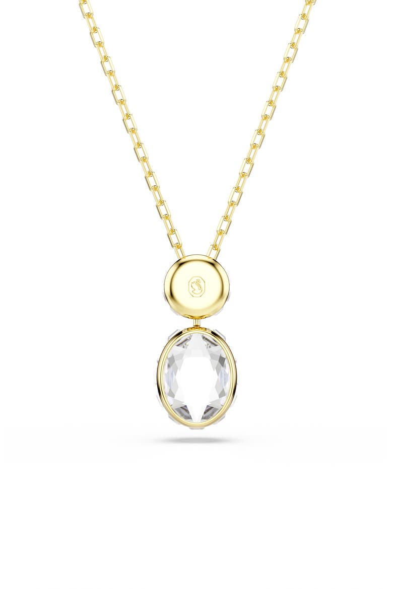 Chroma Reversible Pendent Necklace, Alternate, color, GOLD/ WHITE