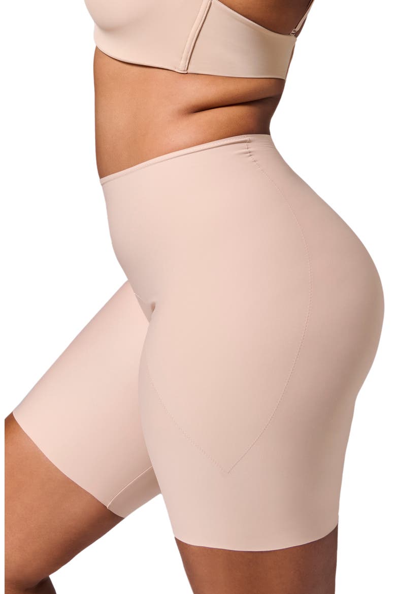 Story Uplifting Shaper Shorts, Alternate, color, PEAU ROSE