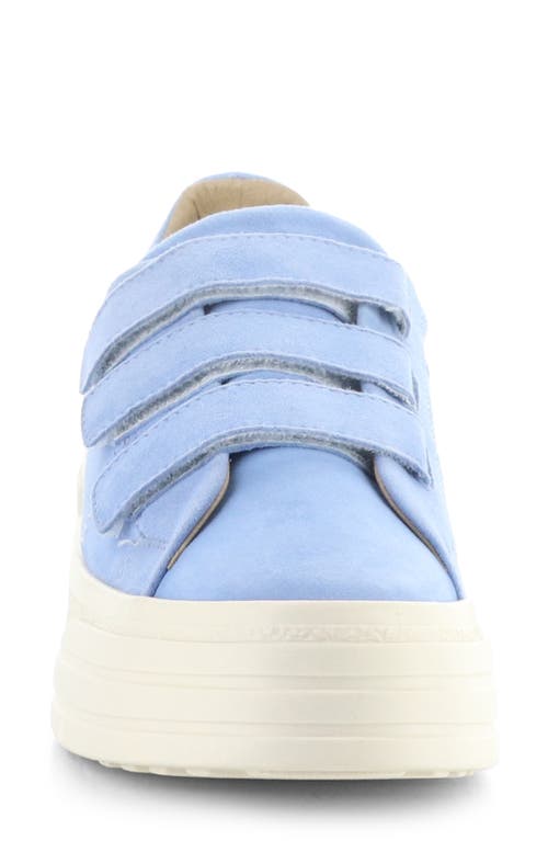 Bos. & Co. Lonnie Platform Sneaker In Blue Bell