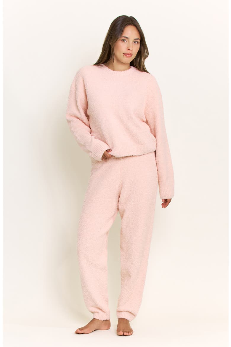 Comfort Queen Relaxed Fit Pajama Pants, Alternate, color, MISTY ROSE