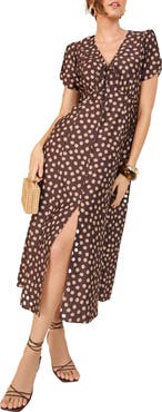 Friends Like These Polka Dot Fit & Flare Midi Dress