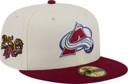 New Era Men's New Era Cream Colorado Avalanche 250th Anniversary of the United States Two-Tone 59FIFTY Fitted Hat