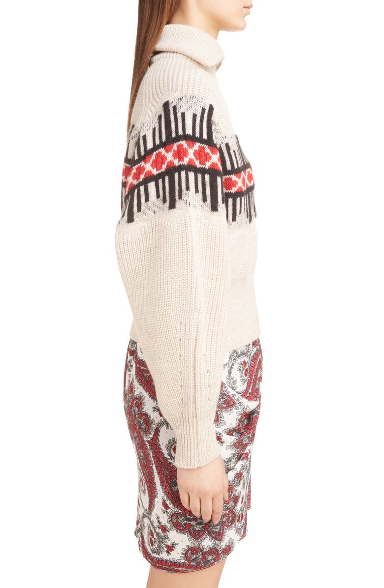 Isabel Marant Curtis Wool Blend Sweater, Alternate, color,