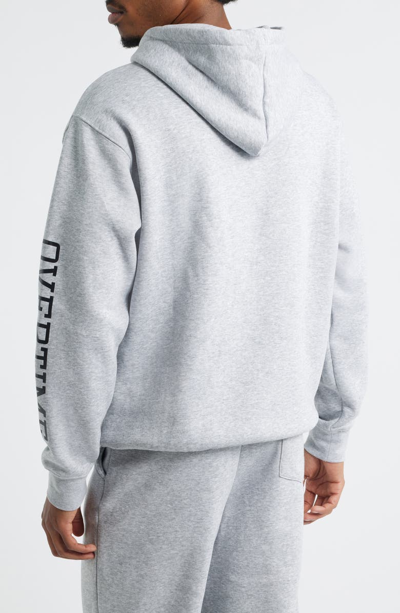 OVERTIME Classic Graphic Print Logo Hoodie, Alternate, color, Grey