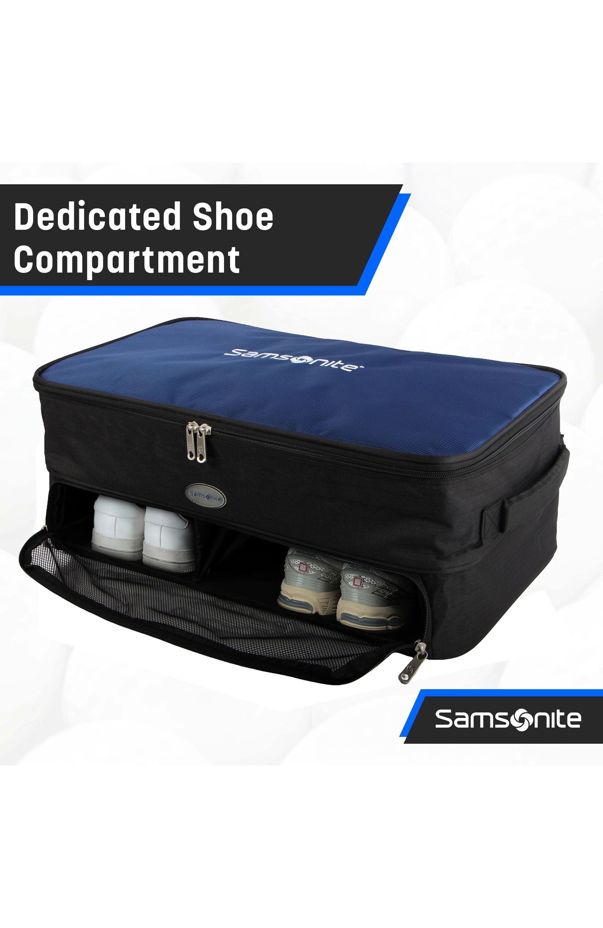 Samsonite Golf Trunk Organizer, Alternate, color, Black/Blue