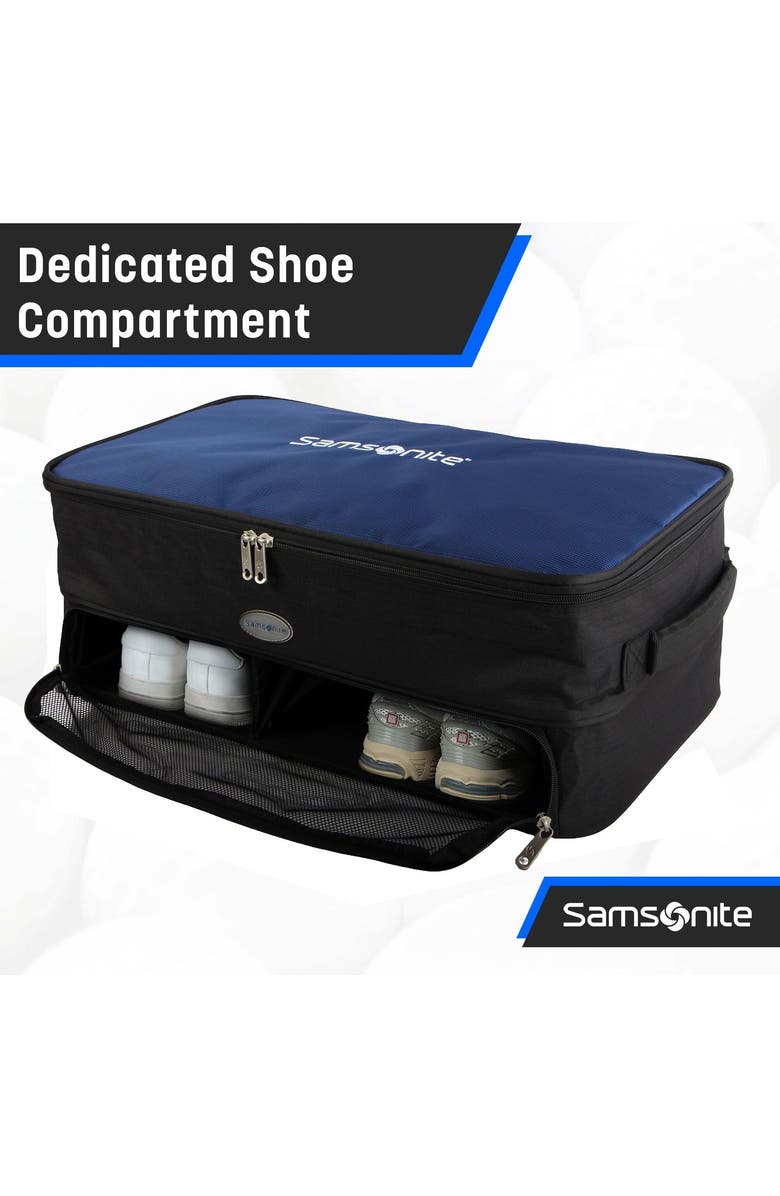 Samsonite Golf Trunk Organizer, Alternate, color, Black/Blue