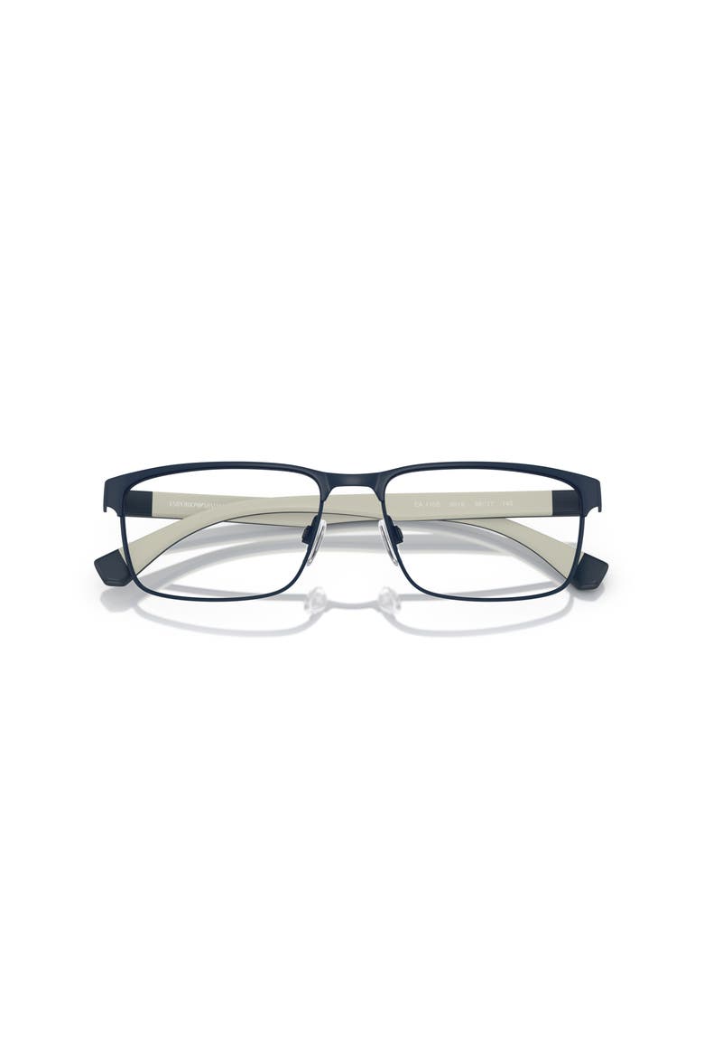 58mm Rectangle optical glasses, Alternate, color, Blue