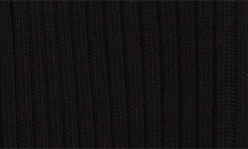 Acne Studios Koton Zip Cotton Rib Cardigan In Black 900