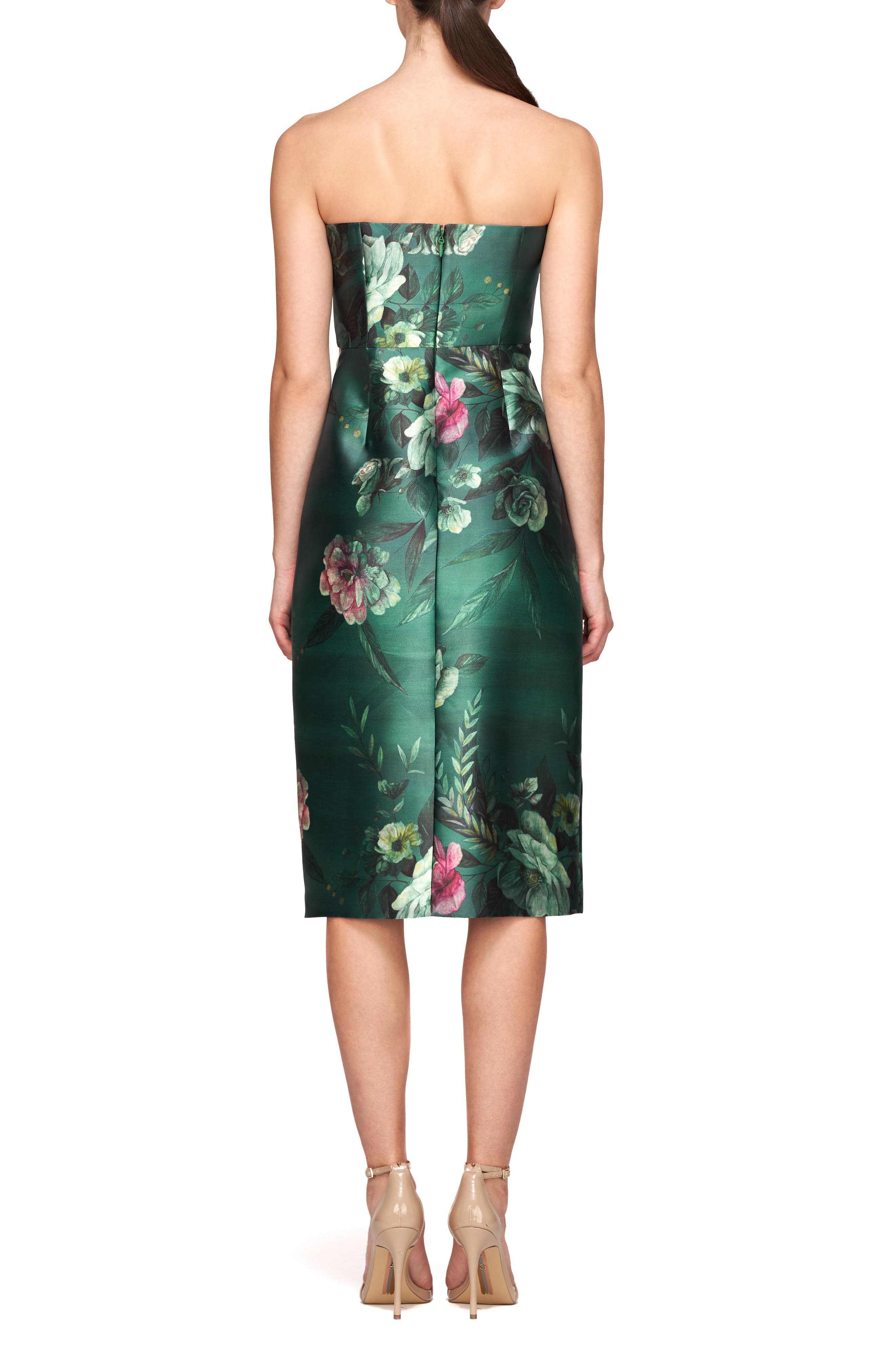 Adeline Strapless Midi Dress - image 2
