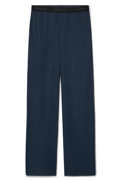 Tommy John Waffle Knit Lounge Pants In Blue