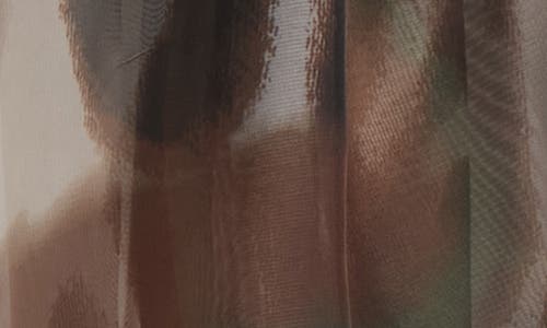 Nine West Chiffon Scarf In Brown