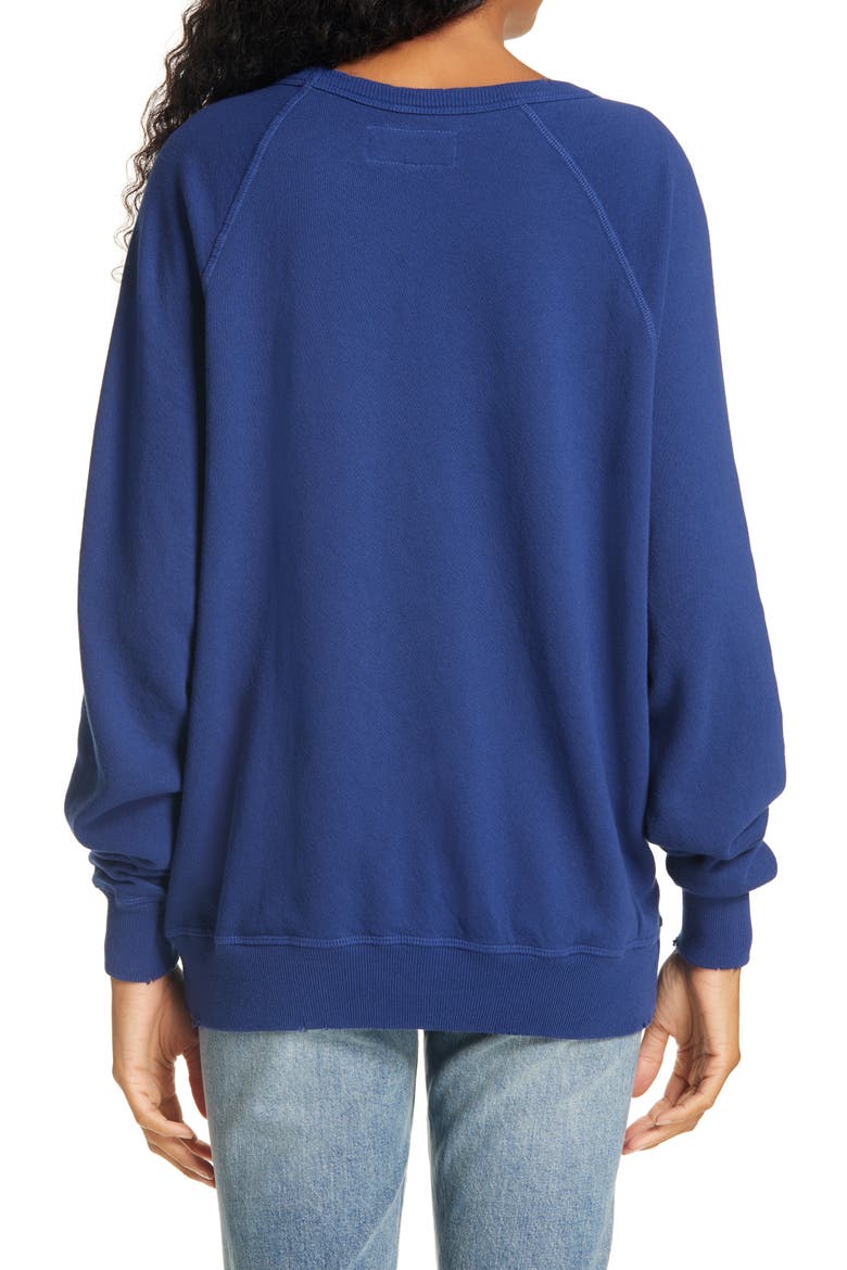 College Sweatshirt, Alternate, color, COBALT