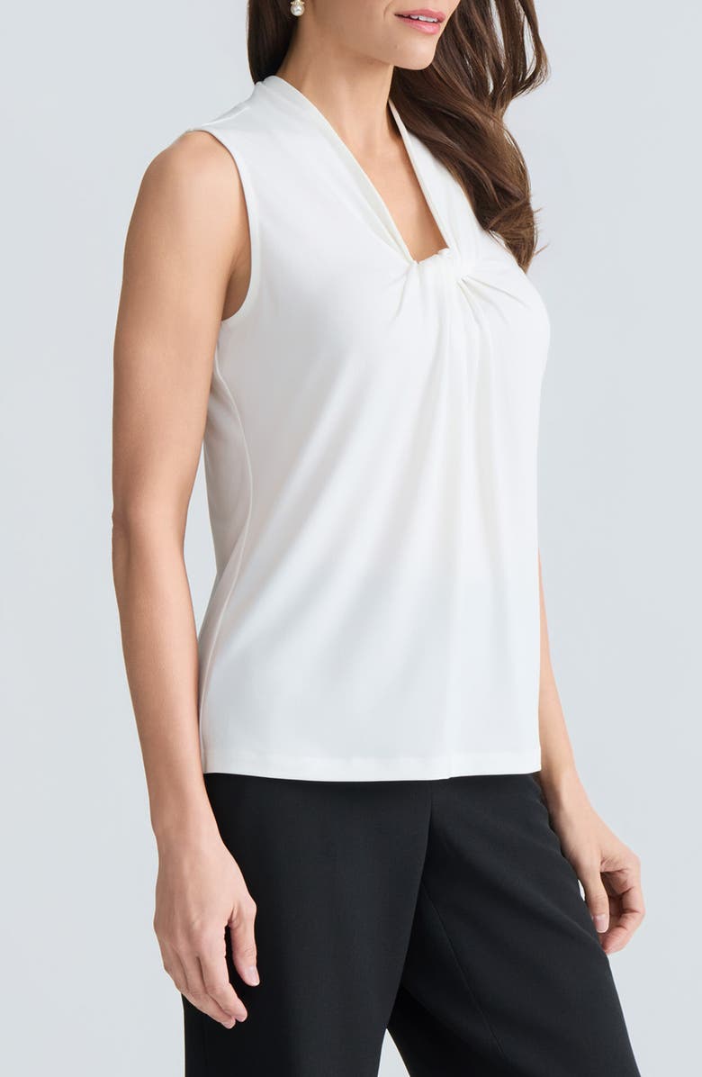 KASPER Knot Front Jersey Top, Alternate, color, 