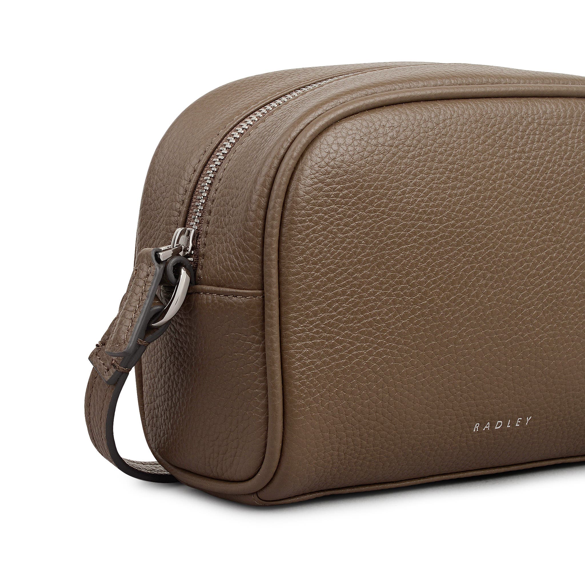 The Daily Mini Zip Around Crossbody Bag, Alternate, color, Coffee