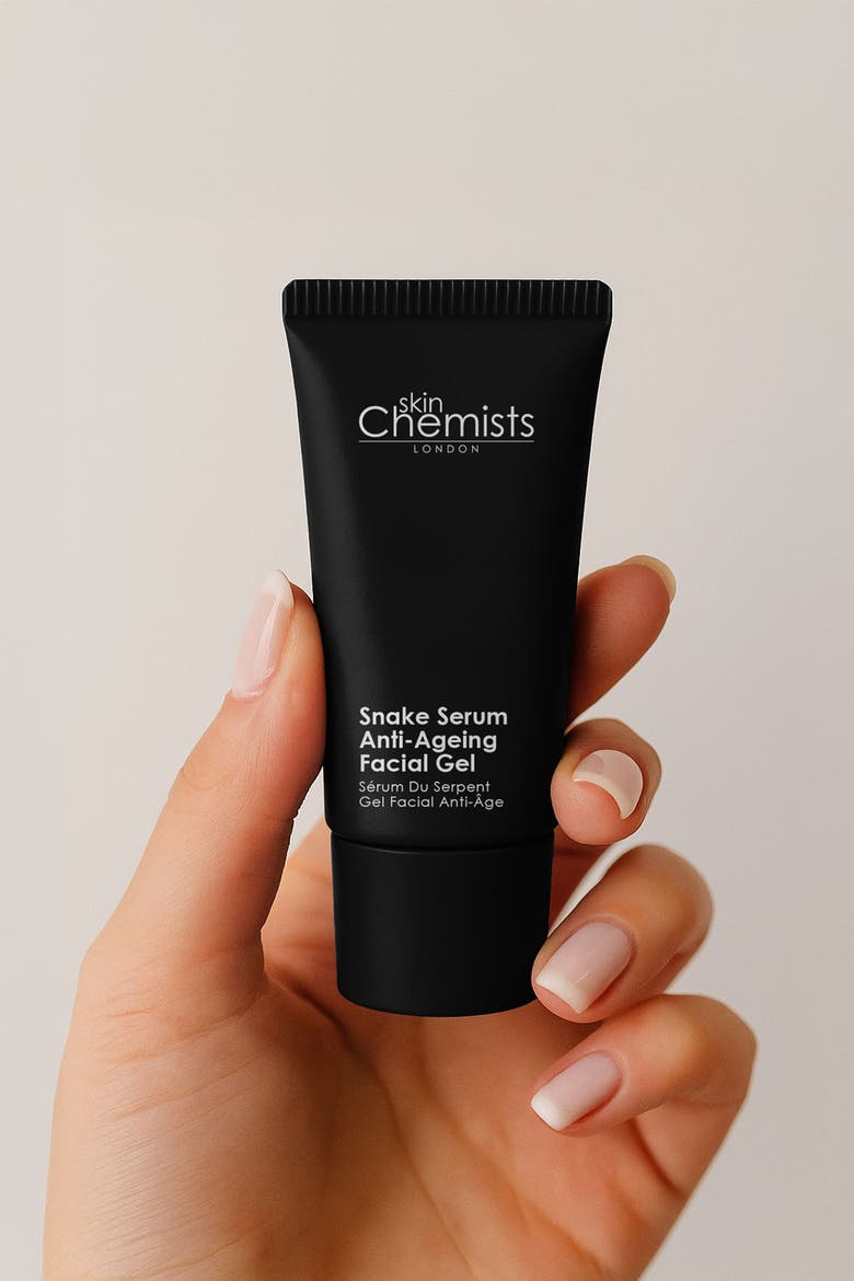 Snake Serum Anti-Aging Facial Gel 30ml for Loss of Firmness, Fine Lines & Wrinkles, Alternate, color, White