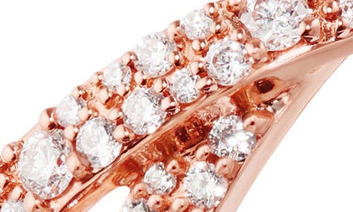 Lana 14k Gold Scattered Diamond Crisscross Ring In Gold