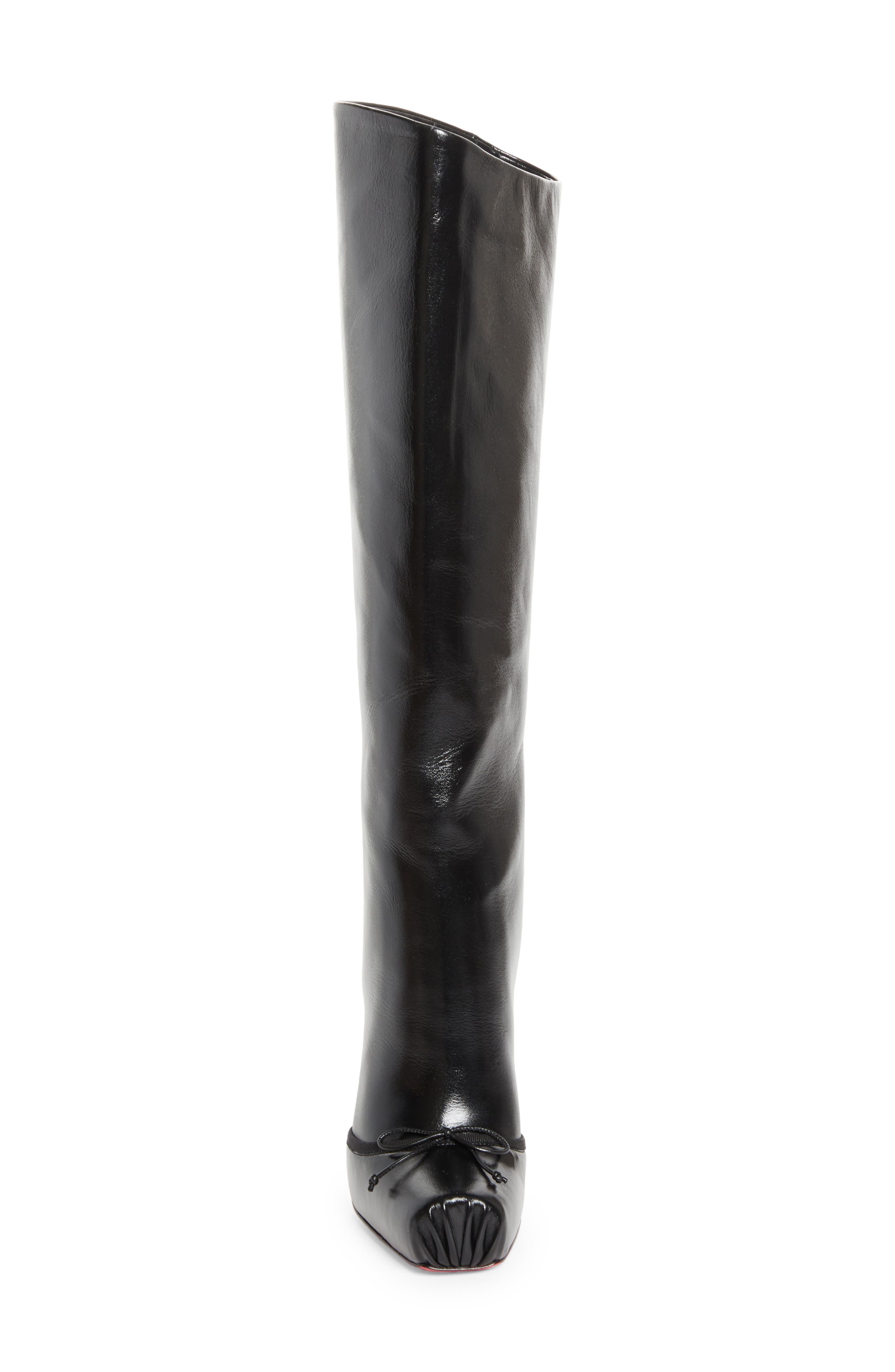 Christian Louboutin Cassia Knee High Boot, Alternate, color, Black