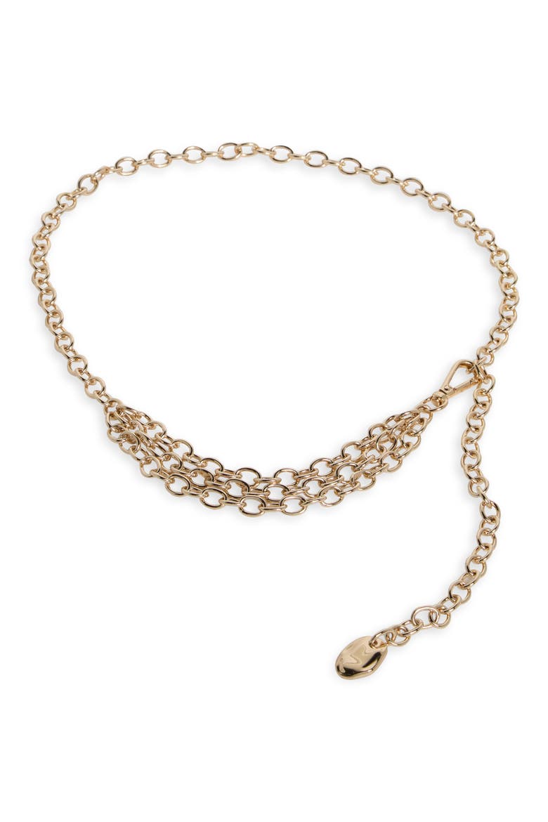 Wilma Chain Belt, Main, color, GOLD