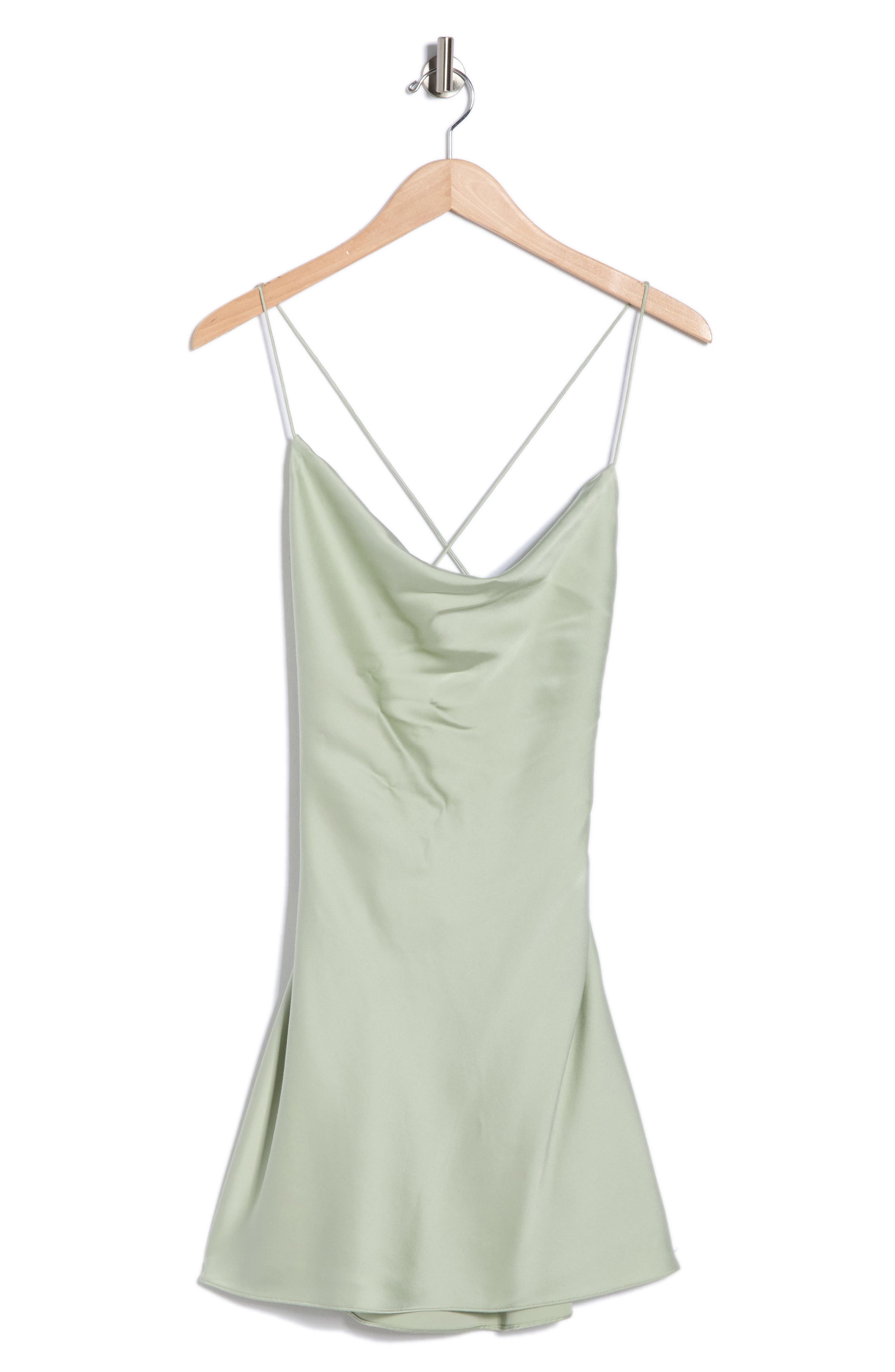 Alice + Olivia Harmony Cowl Neck Minidress