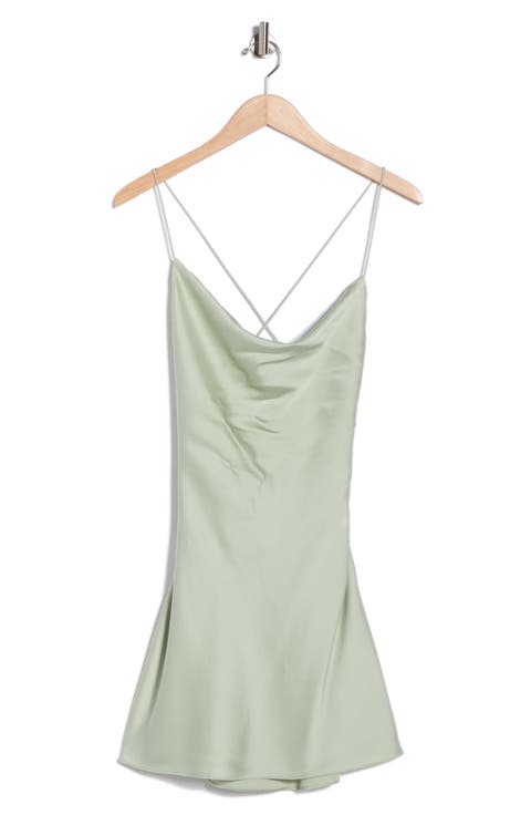 Harmony Cowl Neck Minidress