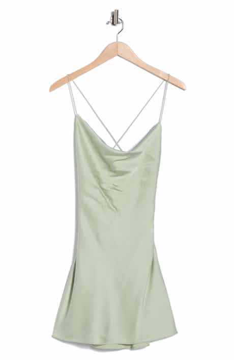 Alice + Olivia Harmony Cowl Neck Minidress