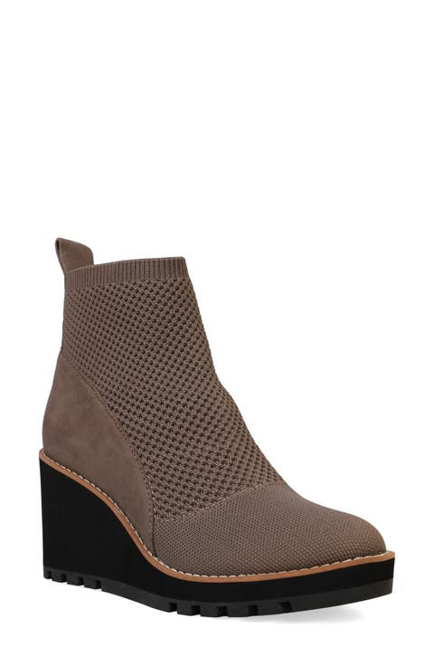 Quill Platform Wedge Bootie (Women)