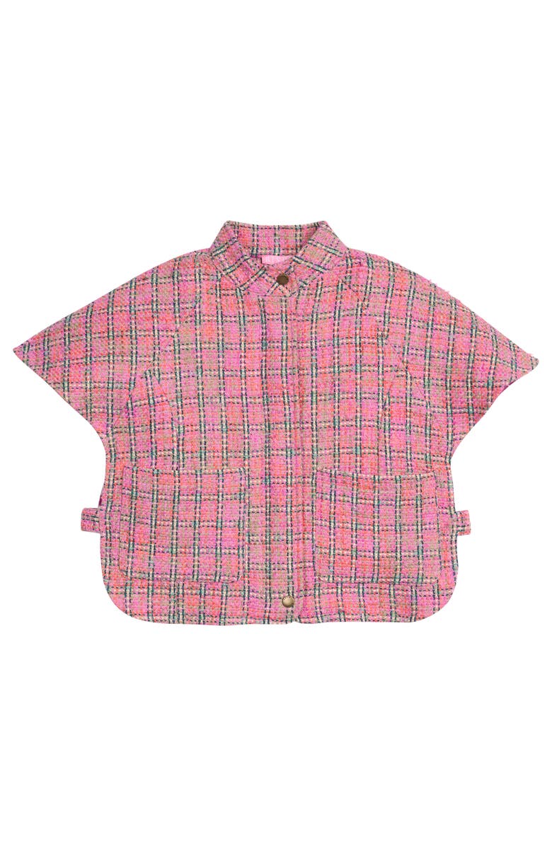BISBY Kids' Tweed Cape, Main, color, Palermo Plaid