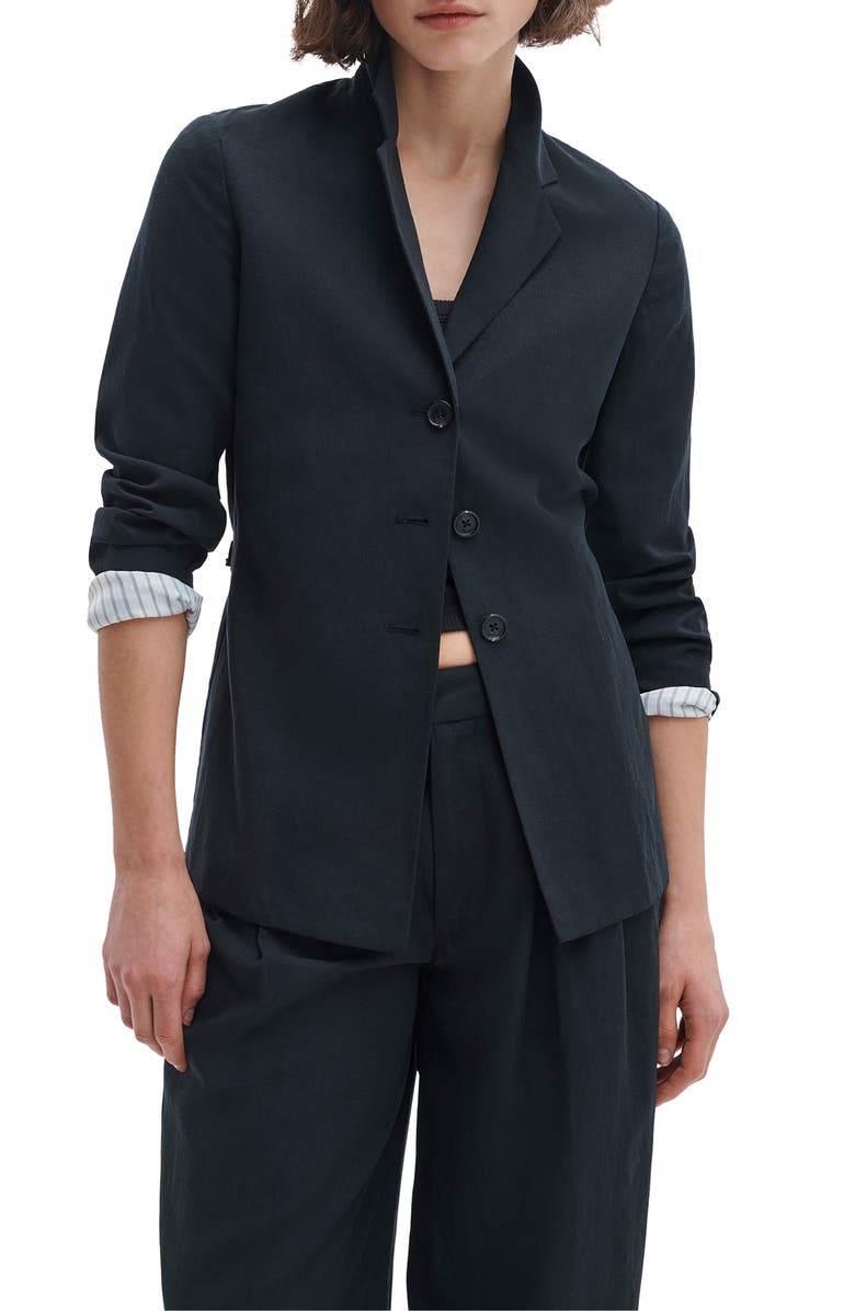 rag & bone Chappell Blazer, Main, color, Black